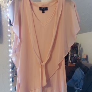 BCK pink flowy blouse